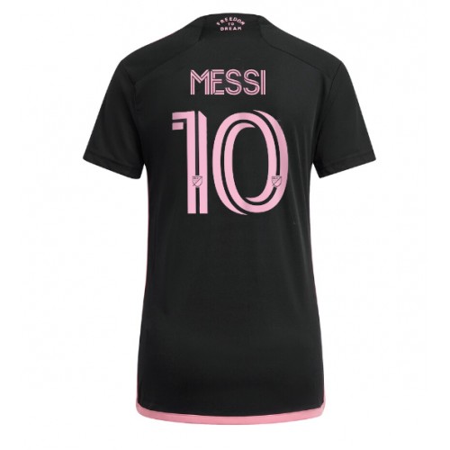 Dres Inter Miami Lionel Messi #10 Gostujuci za Žensko 2024-25 Kratak Rukav